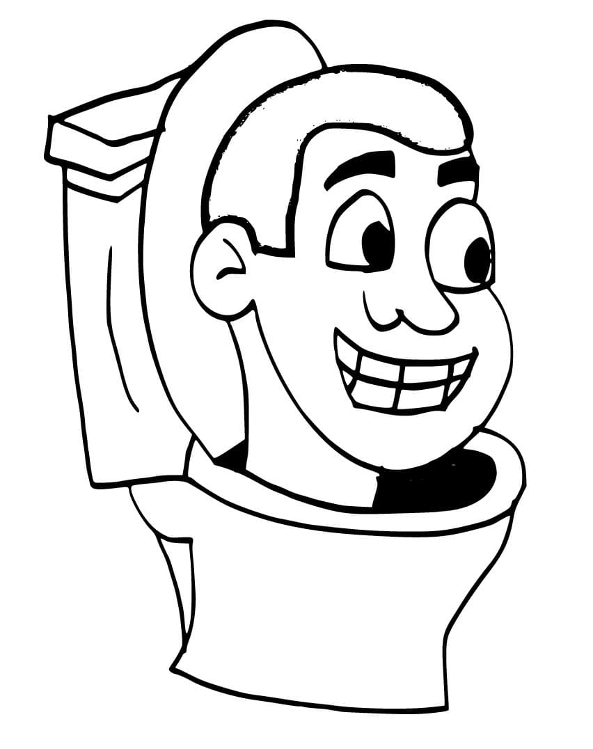 Download free Skibidi Toilet coloring pages coloring pages